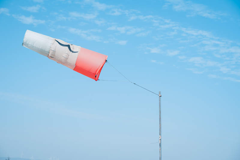 风向标指示风向图片