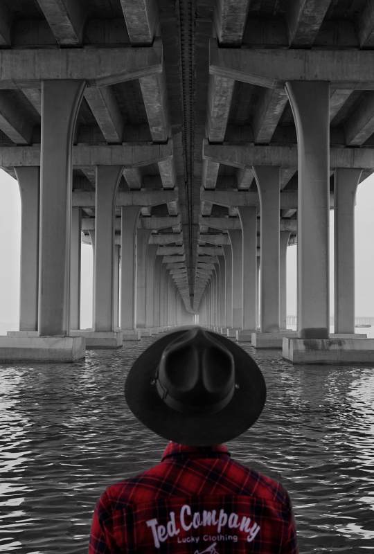 桥下独行者图片