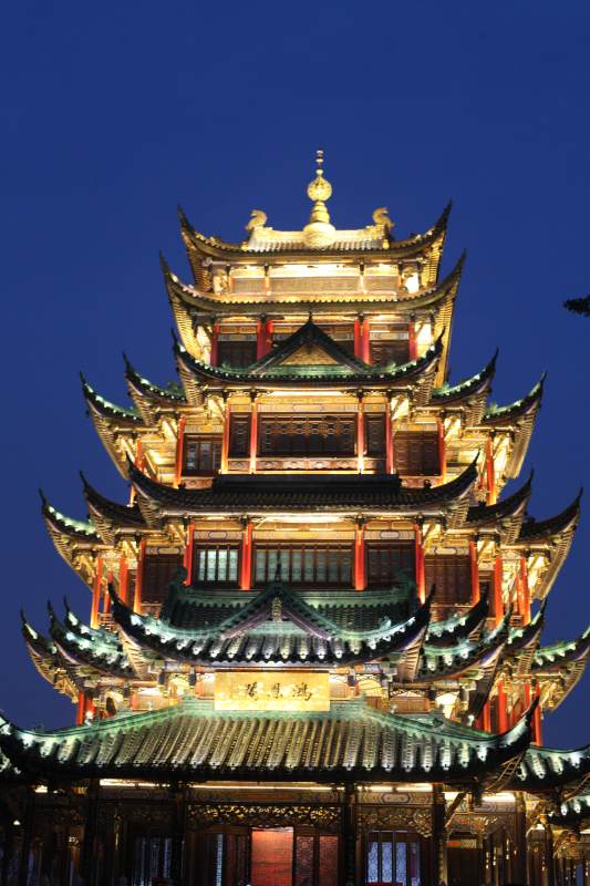 重庆鸿恩寺夜景图片