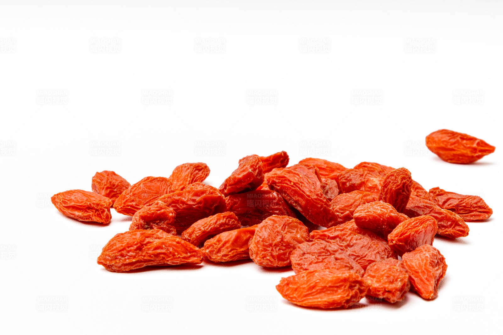 干枸杞子堆图片