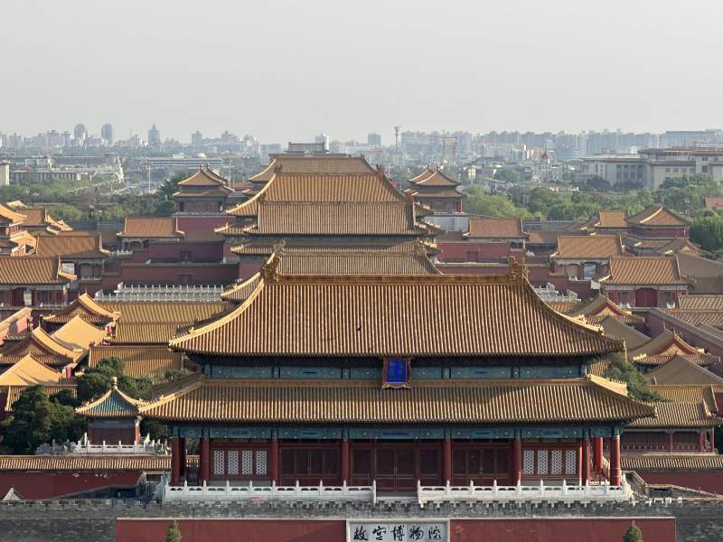 故宫全景图图片