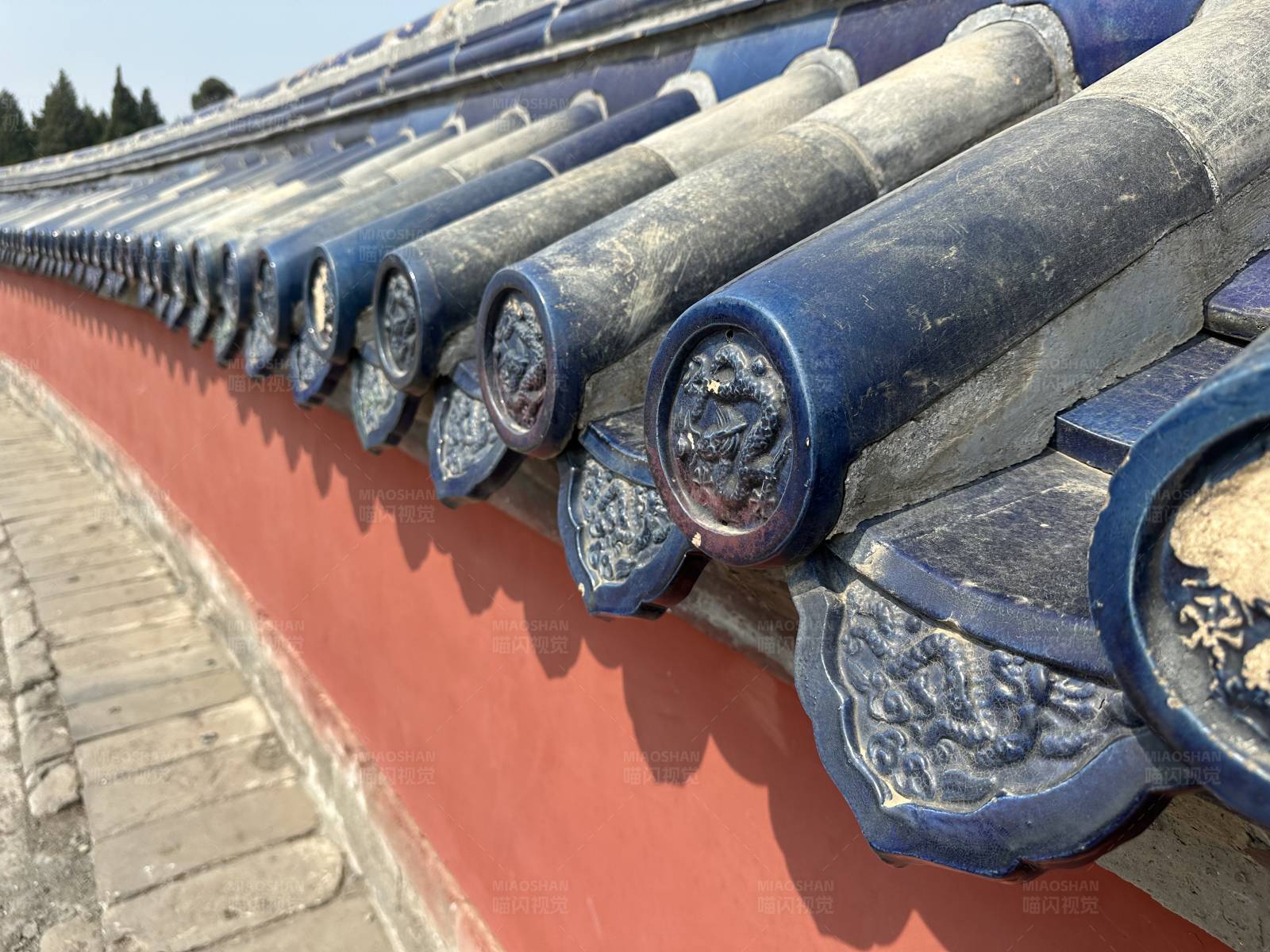 故宫琉璃瓦图片