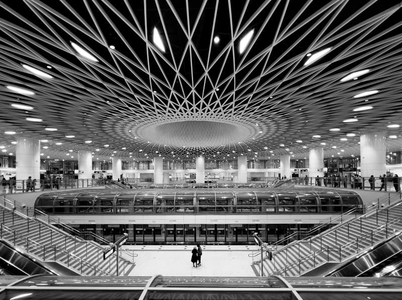 地铁站现代建筑-深圳之眼图片