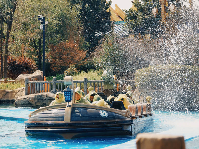 水上乐园激流勇进图片