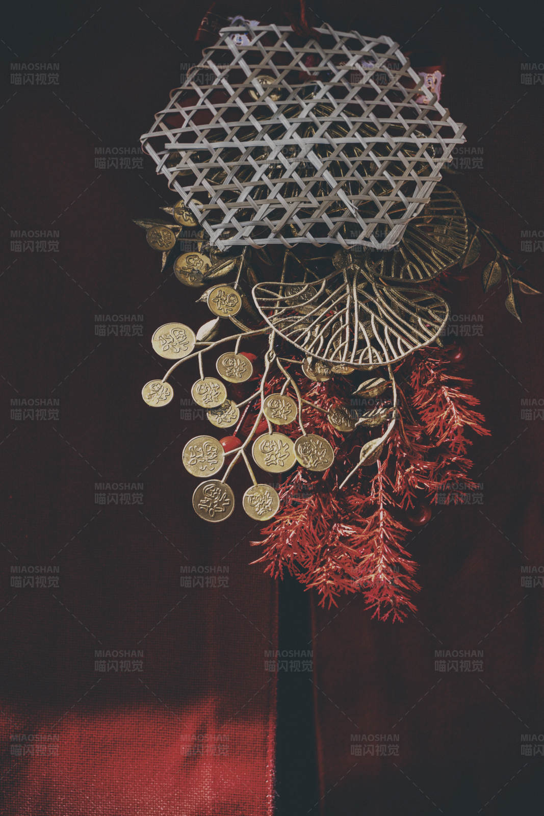 节日装饰品特写图片