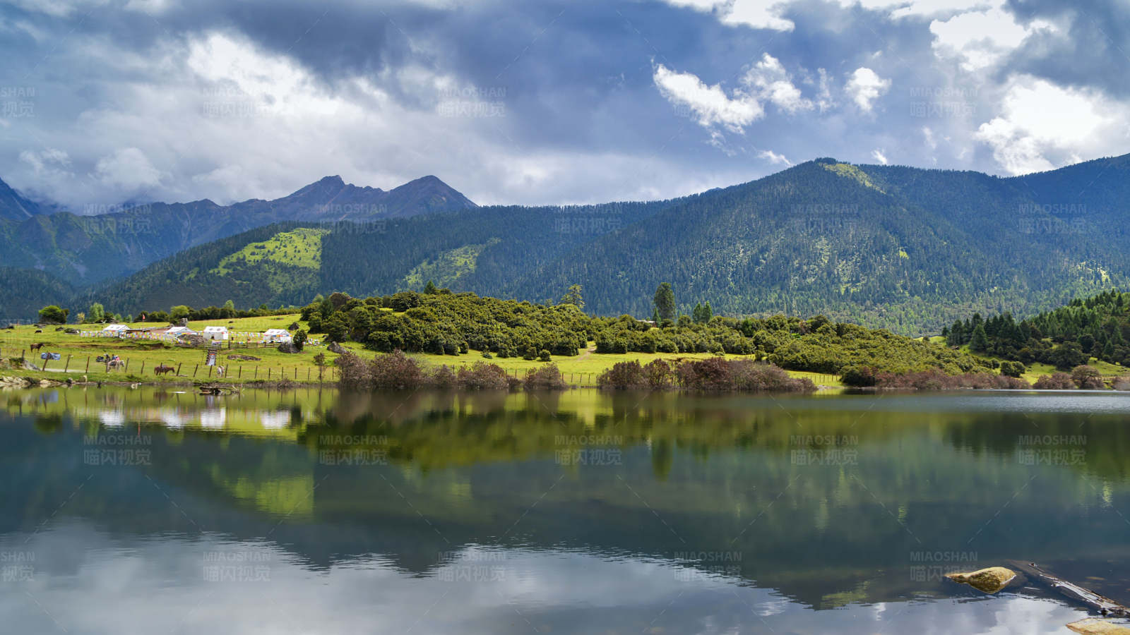 湖光山色 宁静自然图片