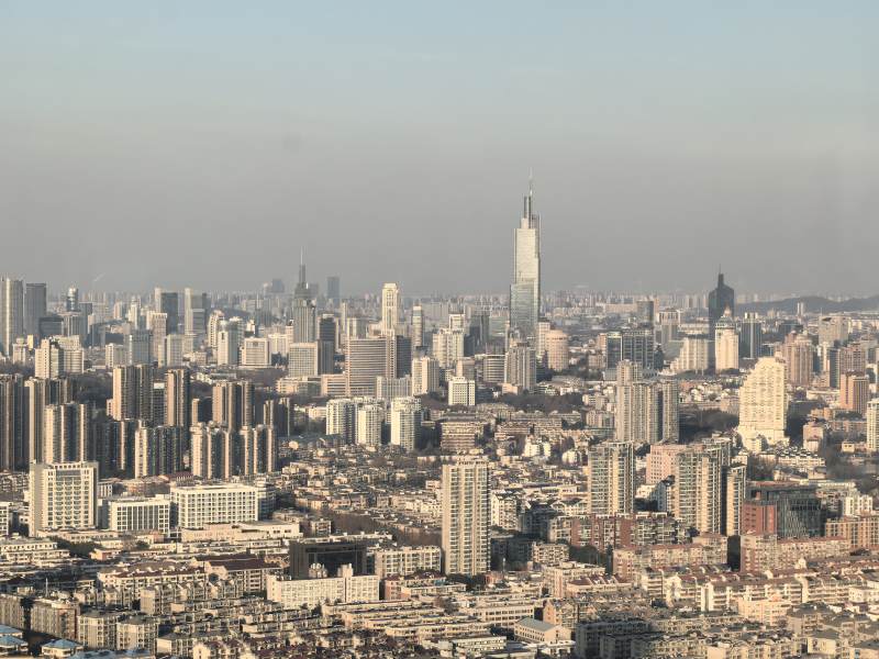 南京都市天际线图片