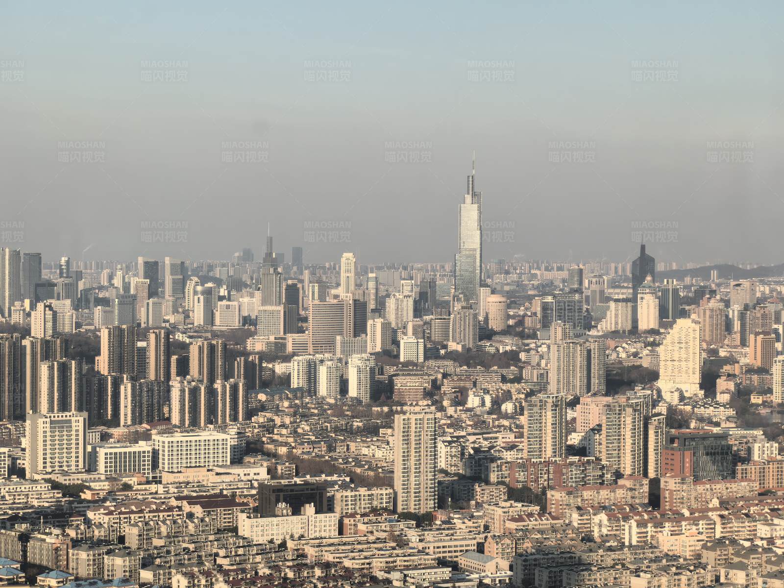 南京都市天际线图片