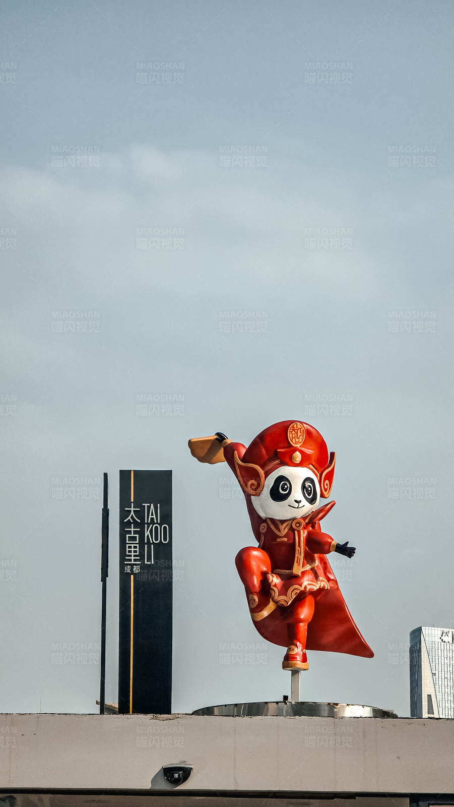 成都太古里熊猫雕塑图片