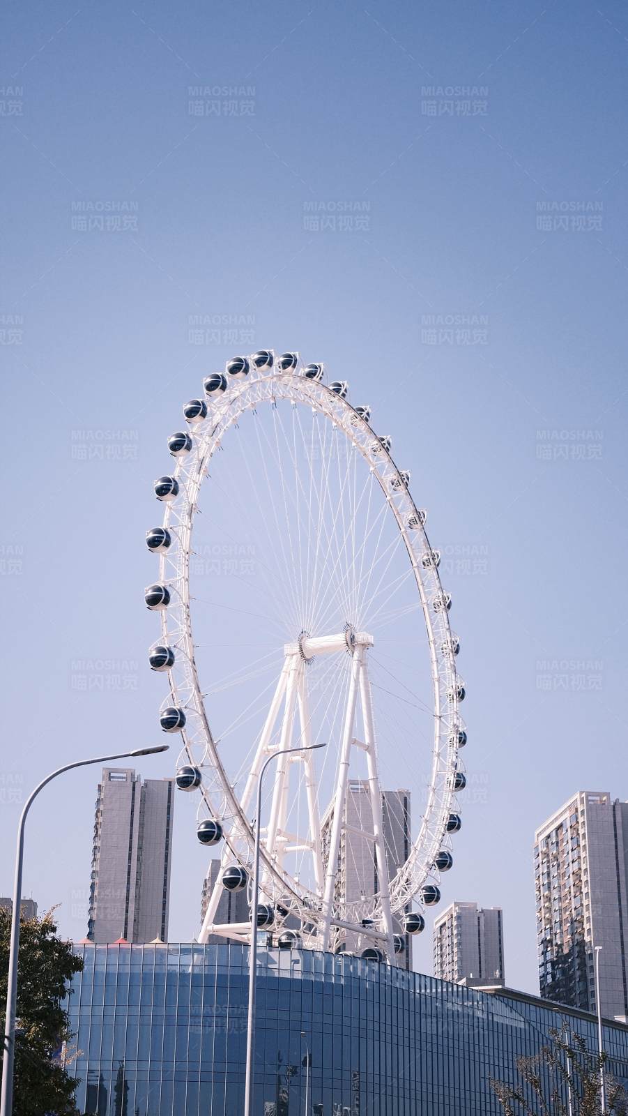 城市摩天轮图片