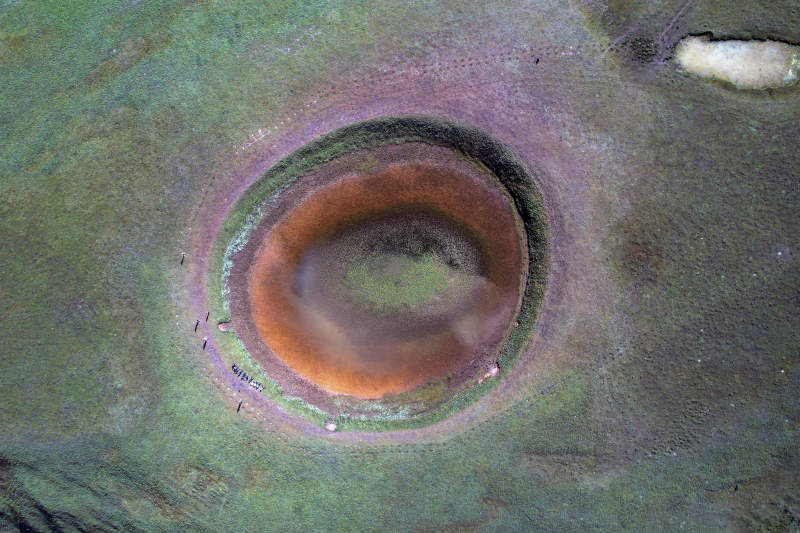 格聂之眼俯瞰图图片