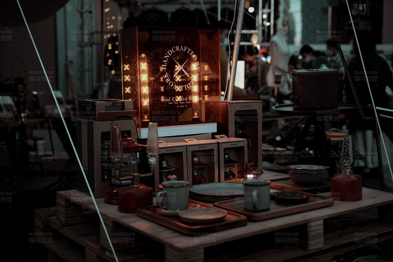 复古手工艺展示区图片