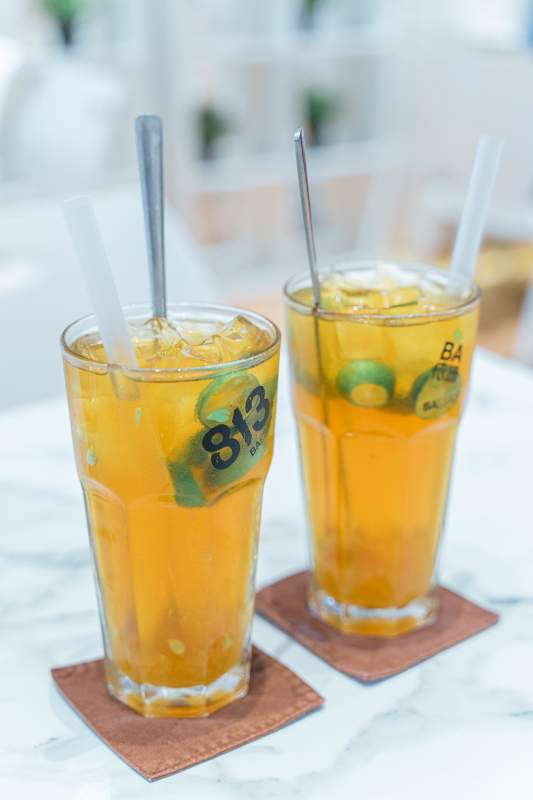 清凉柠檬冰茶图片