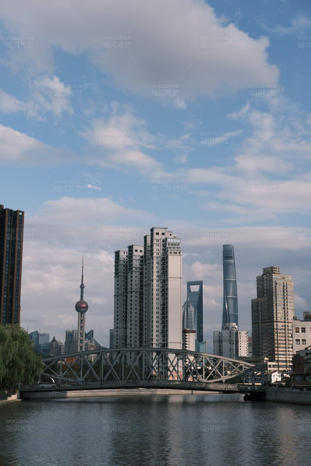 上海天际线与桥梁图片