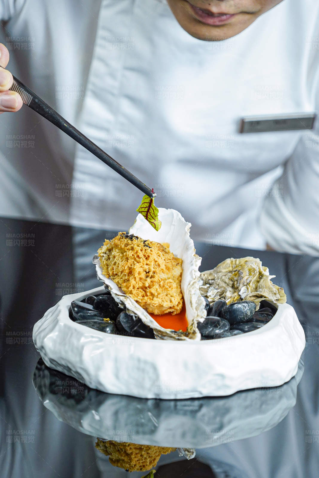 创意料理 蝴蝶点缀图片