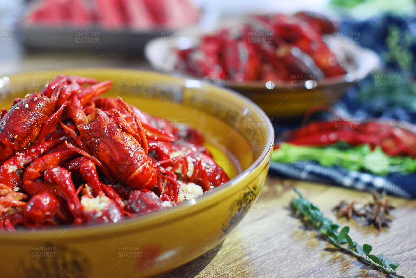 美味小龙虾盛宴图片