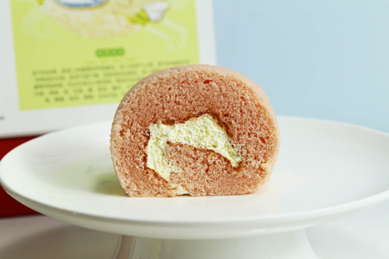 奶油夹心蛋糕卷图片