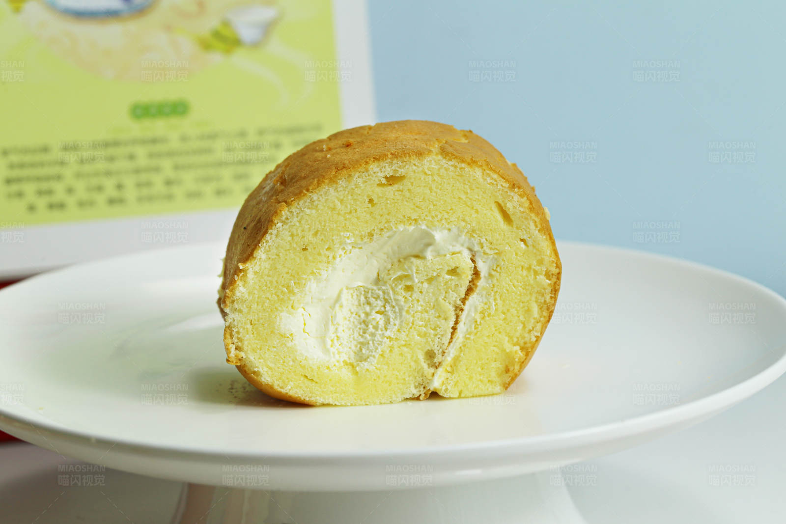 奶油蛋糕卷图片