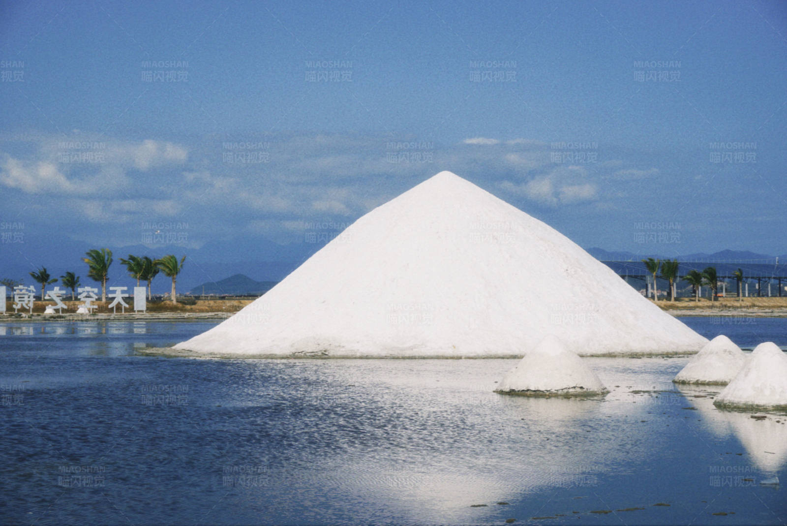 盐山映水天际线图片