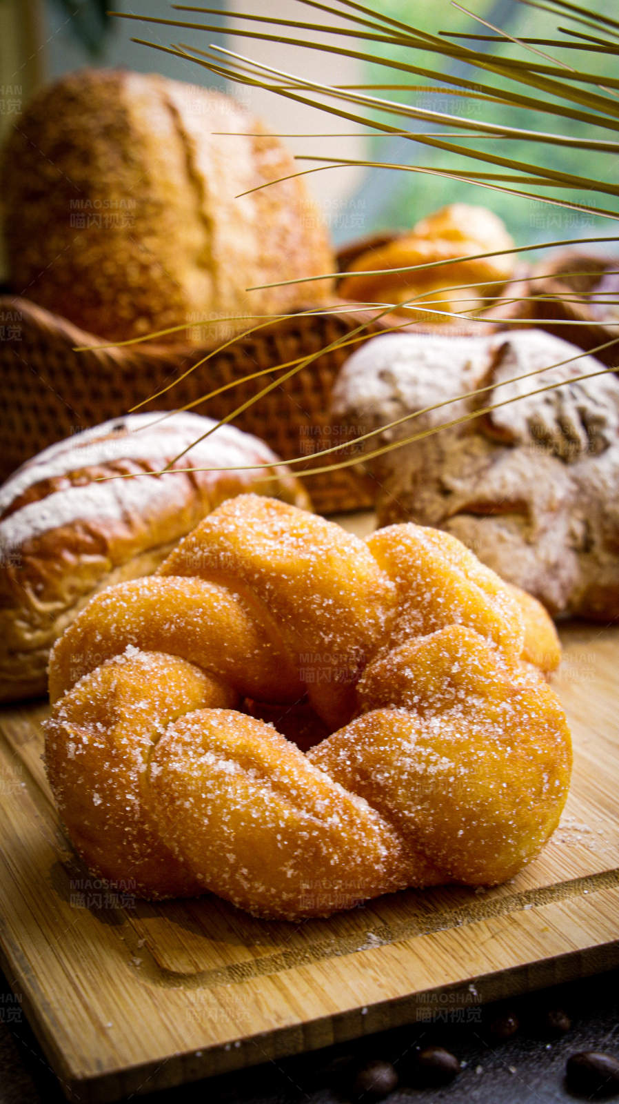 甜蜜面包与自然风味图片
