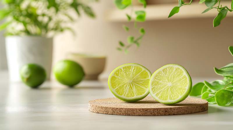 青柠与绿植图片