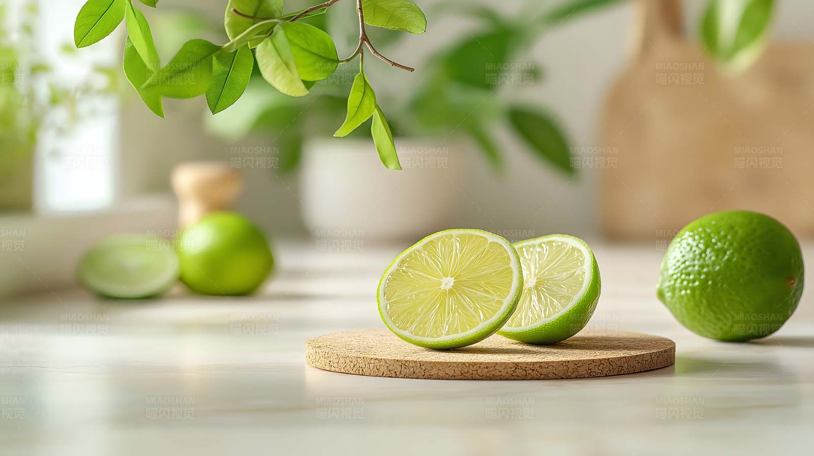 青柠静物图片