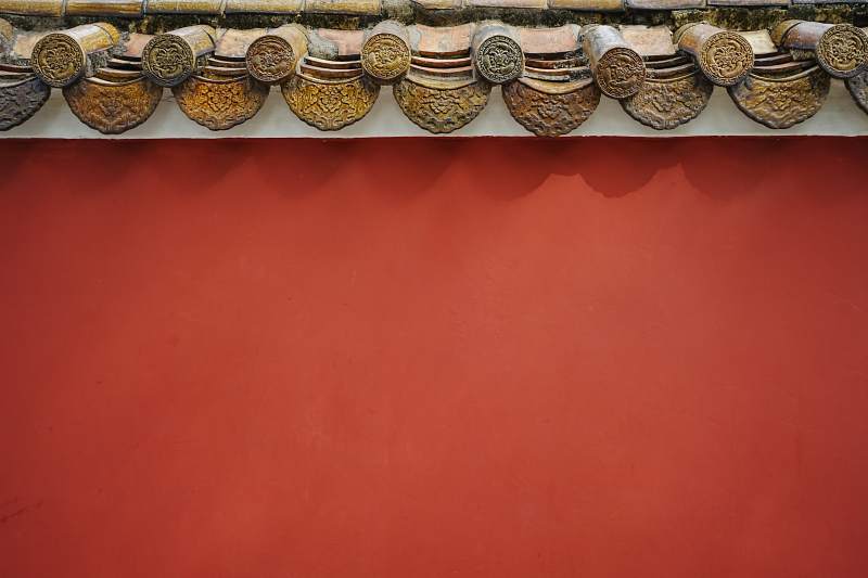 故宫红墙琉璃瓦图片