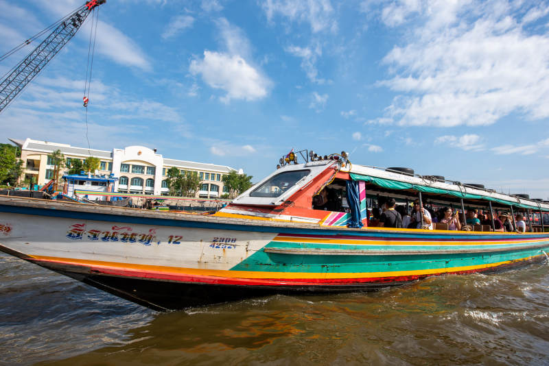 曼谷水上巴士图片