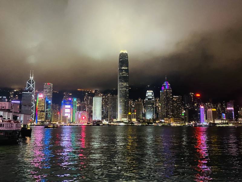 香港夜景图片