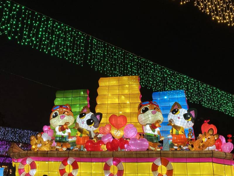花灯节夜景图片