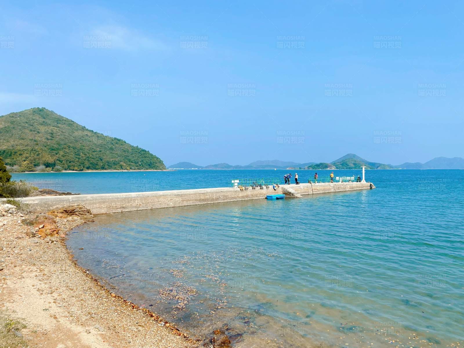 宁静海湾码头图片