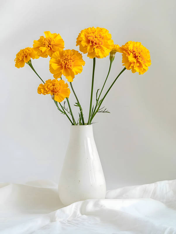 金盏花的静美图片