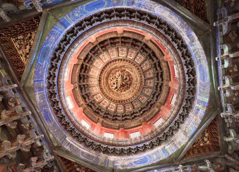 华丽穹顶的对称美图片