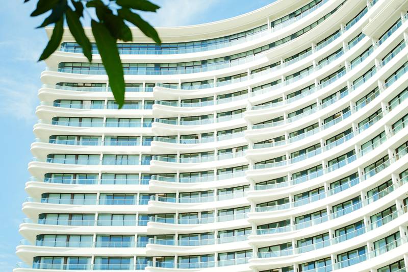 现代建筑的曲线美图片