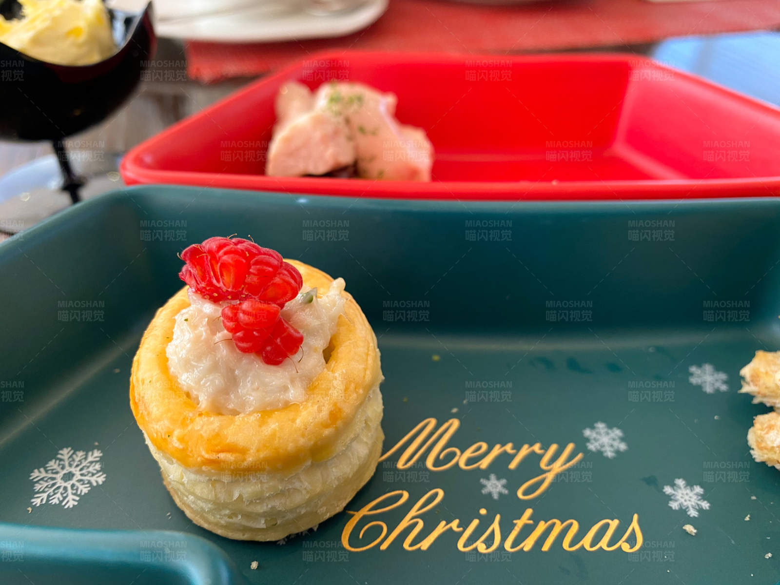 圣诞美食特写图片