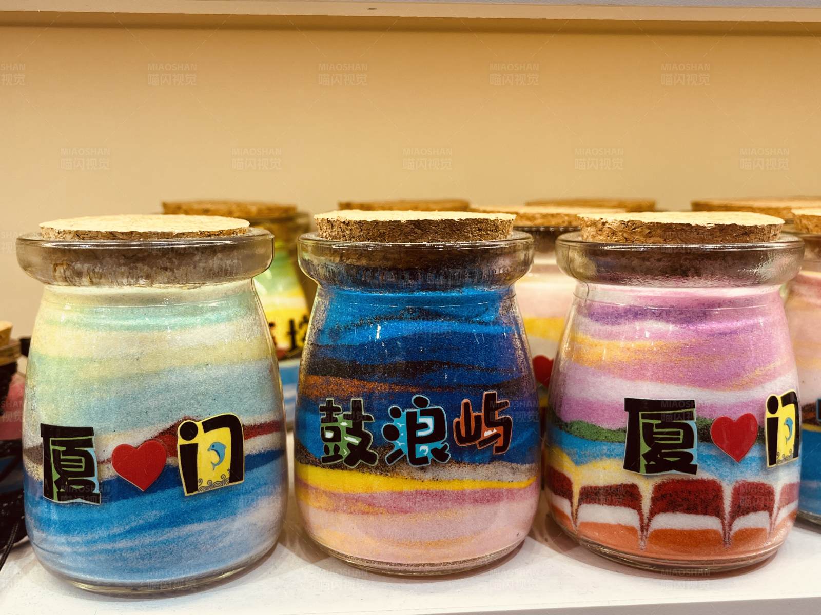 厦门特色沙画瓶图片