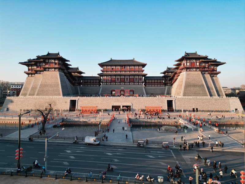 古城楼广场图片