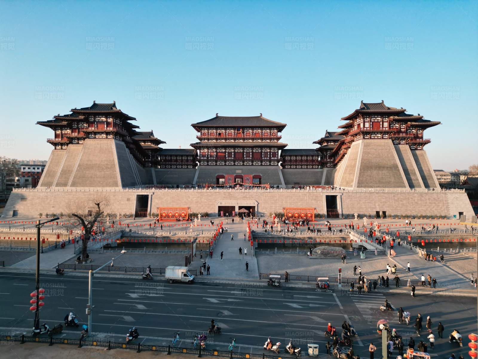 古城楼广场图片