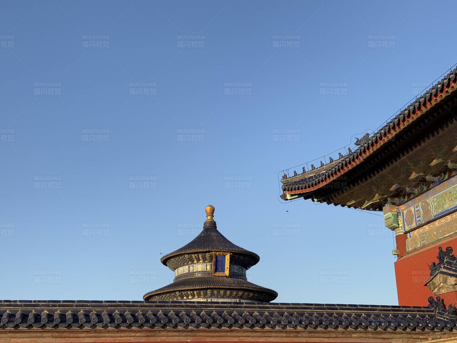 北京天坛的建筑细节图片