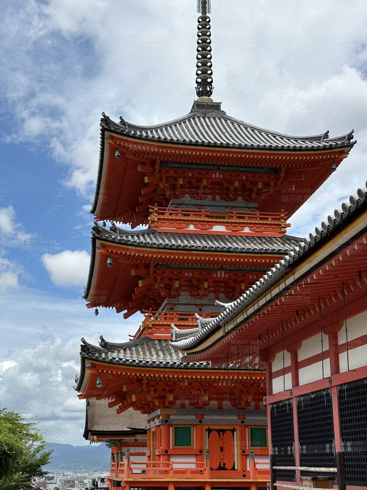 京都清水寺塔楼图片