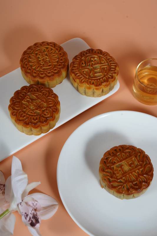 月饼与茶的完美搭配图片