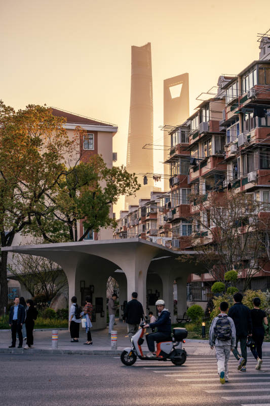 上海街头的日常景象图片