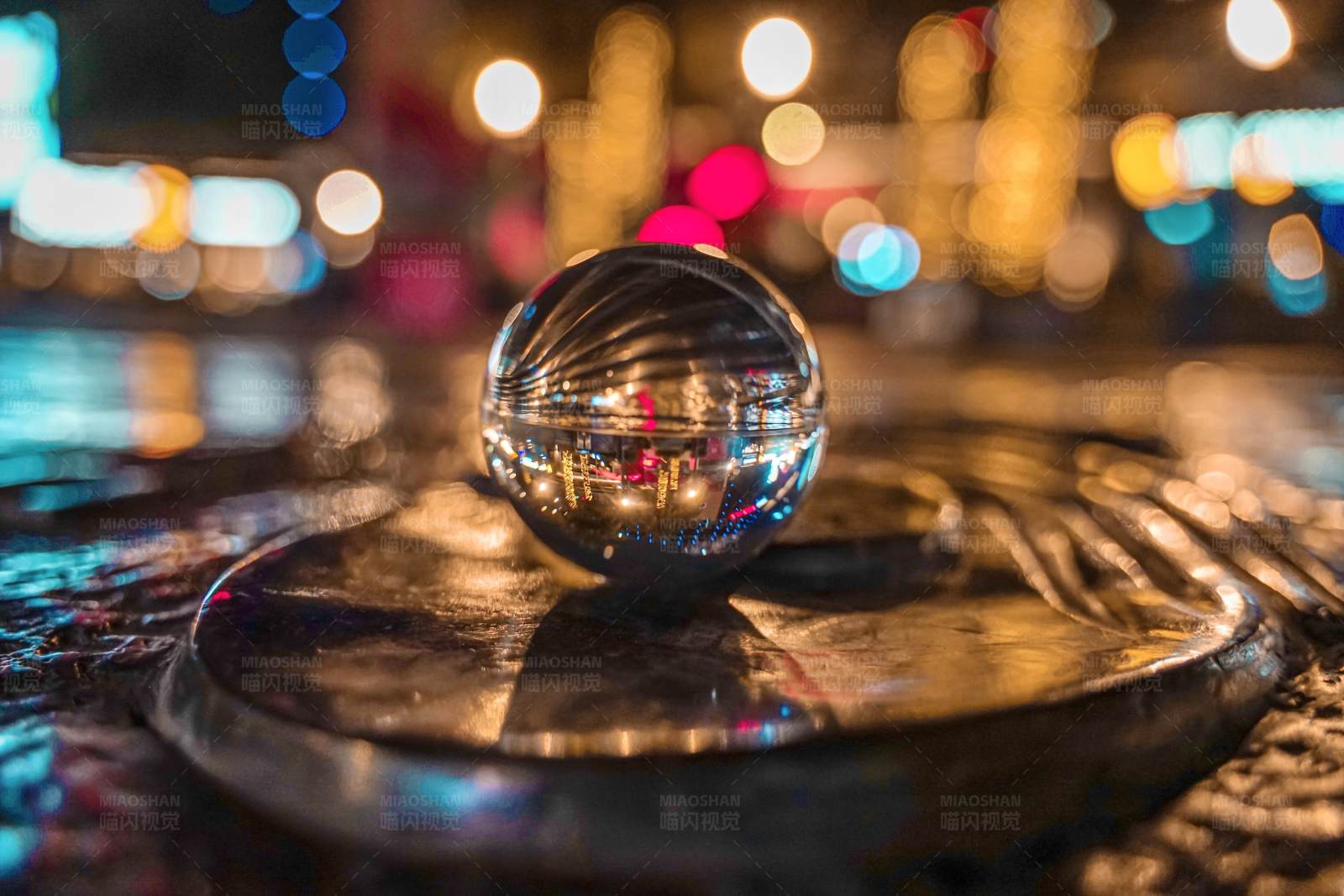 夜色水晶球图片