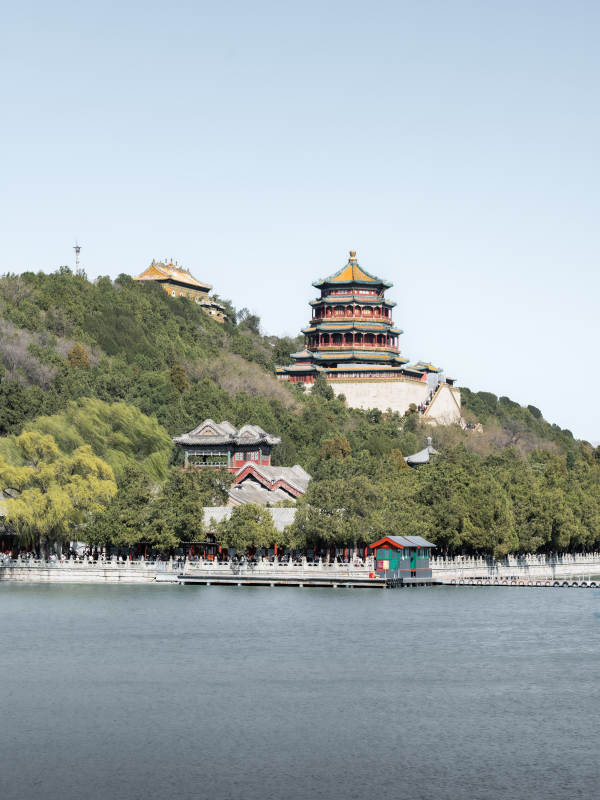 颐和园昆明湖风光图片