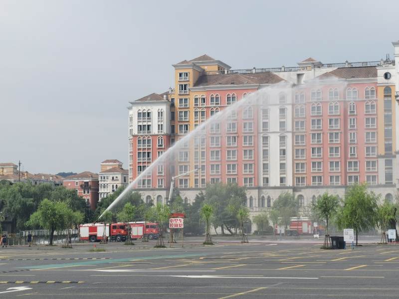 消防演练现场图片