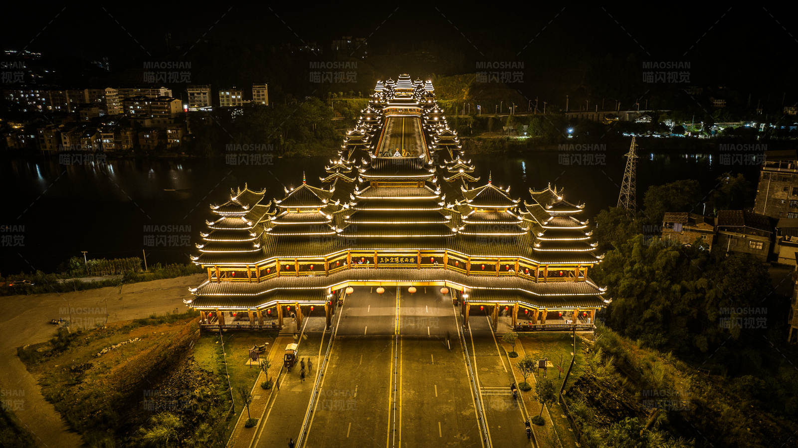 三江宜阳风雨桥图片