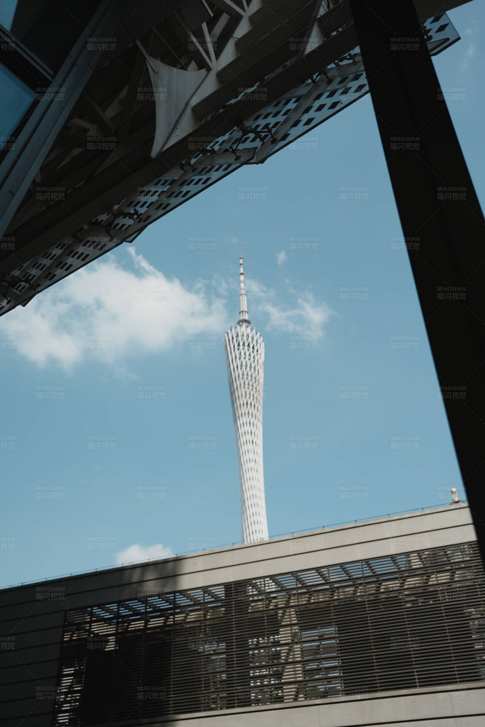 广州塔与现代建筑图片