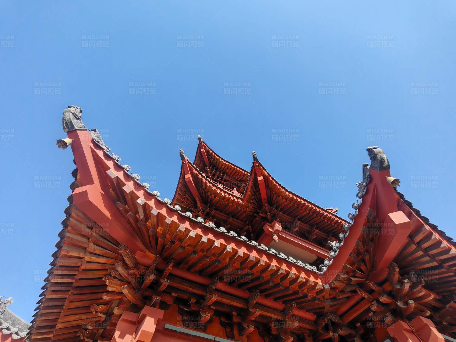 侯马市晋都公园屋檐图片