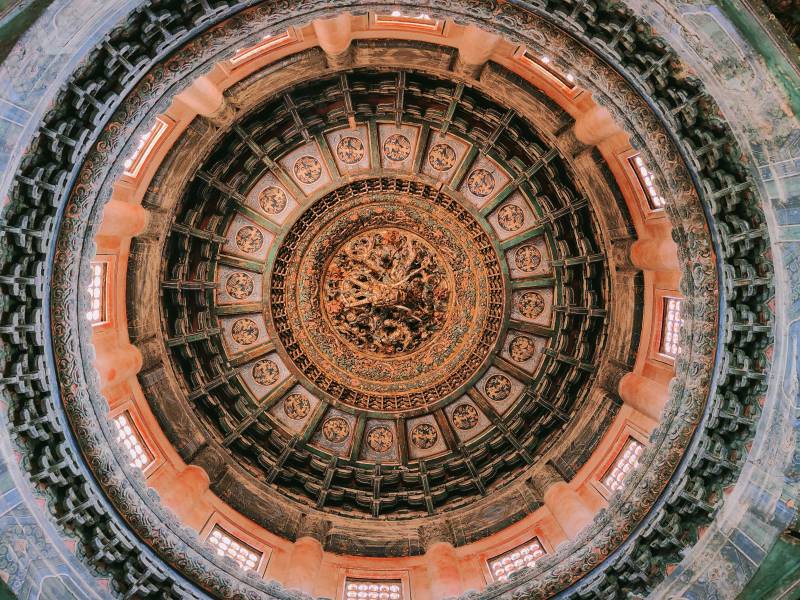 故宫穹顶的华丽装饰图片