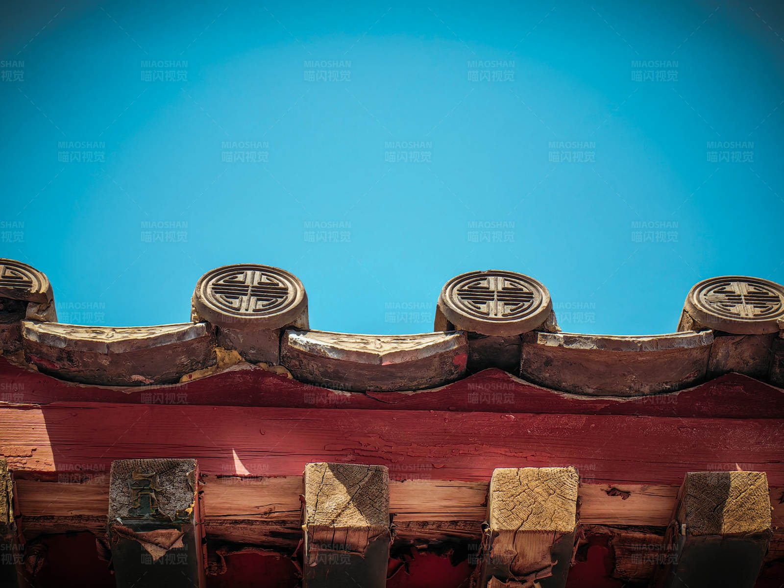 古建筑屋顶细节图片